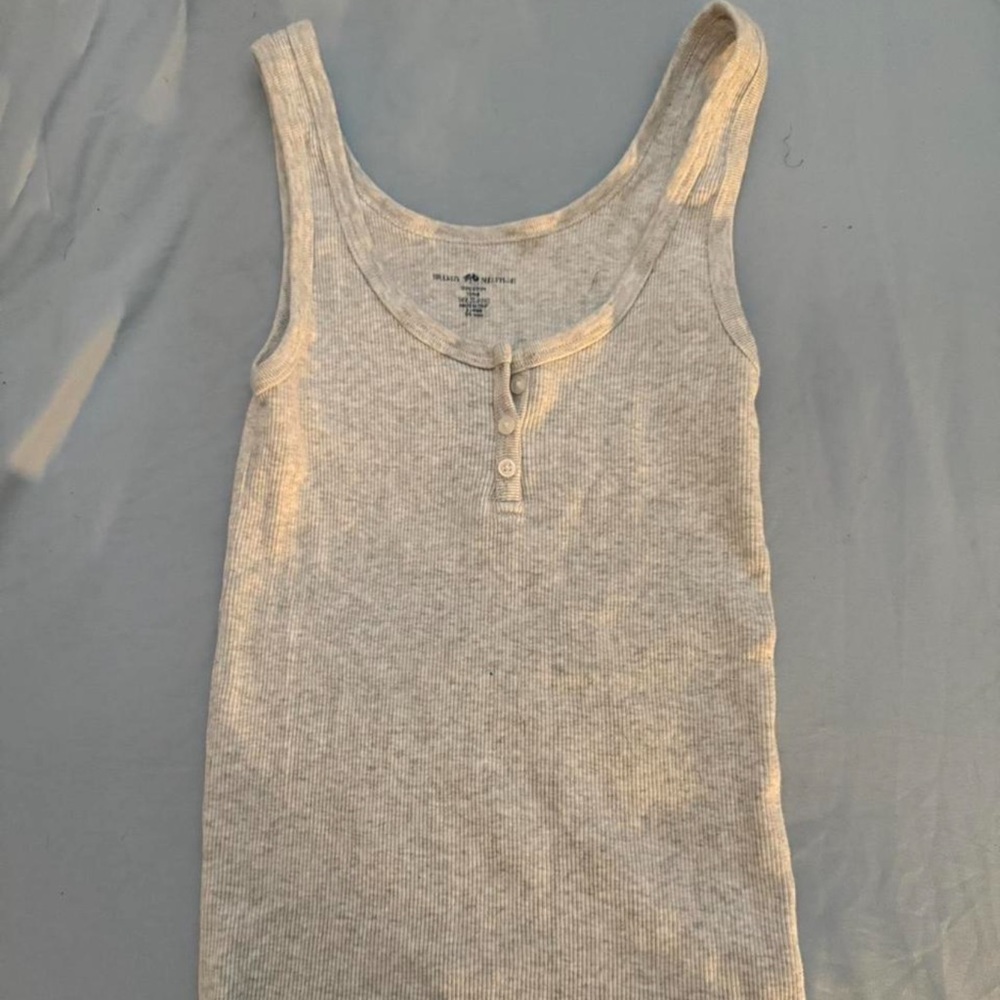 gray brandy melville top